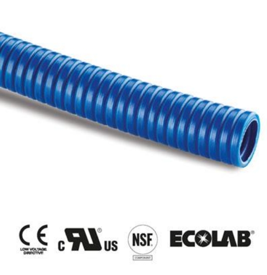 Billede af JFBD flexslange NW12 - blå - T-profil