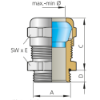 Billede af Forskruning M16x1,5 Blueglobe MS - KAD 11,0 - 4,0mm