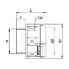 Billede af PMA EcoGuard Fitting, PA6, NW10, M16, IP66, sort