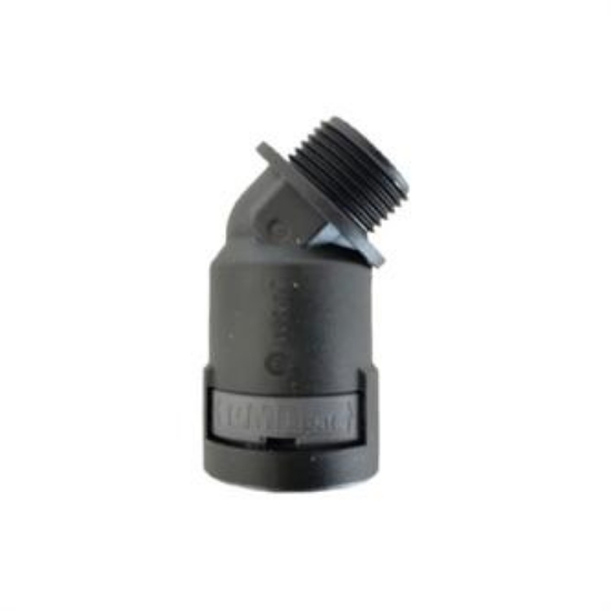 Billede af 45°, Metrisk gevind M16x1,5, NW10, sort