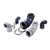 Billede af 90° Metrisk gevind M25x1,5, NW23, sort, IP66