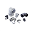Billede af 90° Metrisk gevind, M32x1,5 - NW29, sort
